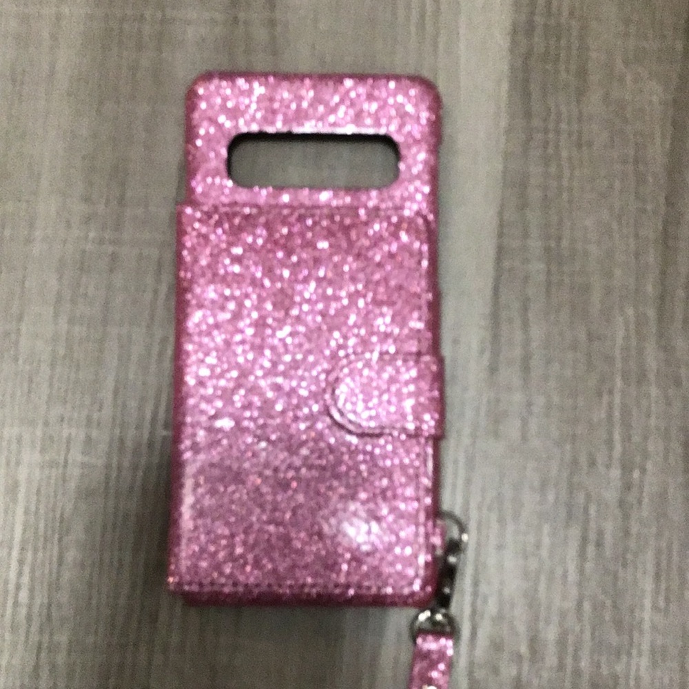 Samsung pink wallet phone case S 10